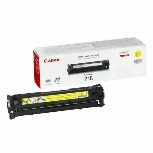 Оригинальный тонер Canon CRG-718 Y Жёлтый Чёрный image 1