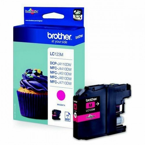 Original Ink Cartridge Brother LC-123MBP Magenta image 1