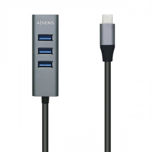 USB Hub Aisens A109-0508 Grey (1 Unit) image 1