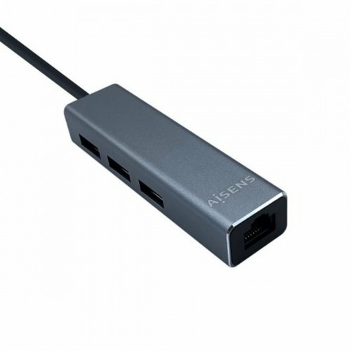 USB-разветвитель Aisens A106-0401 Серый image 1