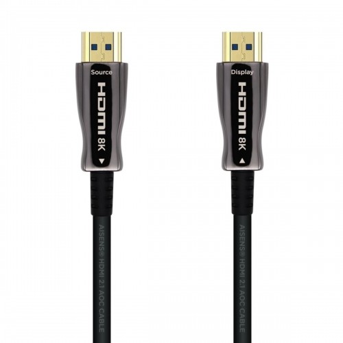 HDMI Cable Aisens A153-0515 Black 10 m image 1