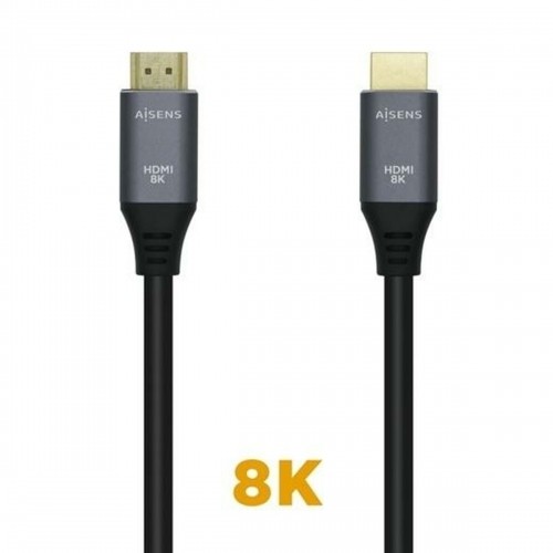 HDMI Cable Aisens A150-0427 Black Black/Grey 1,5 m image 1