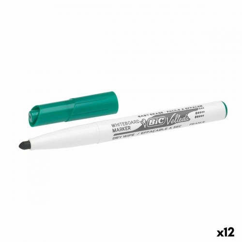 Marķieris Bic 9581681 Zaļš Baltā tāfele Apaļa image 1