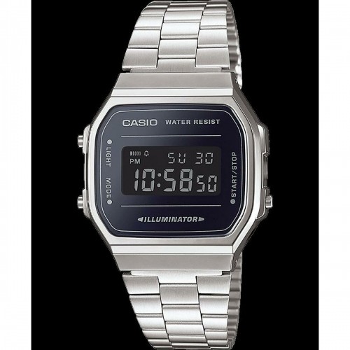 Vīriešu Pulkstenis Casio A168WEM-1EF Melns Sudrabains (Ø 34 mm) image 1