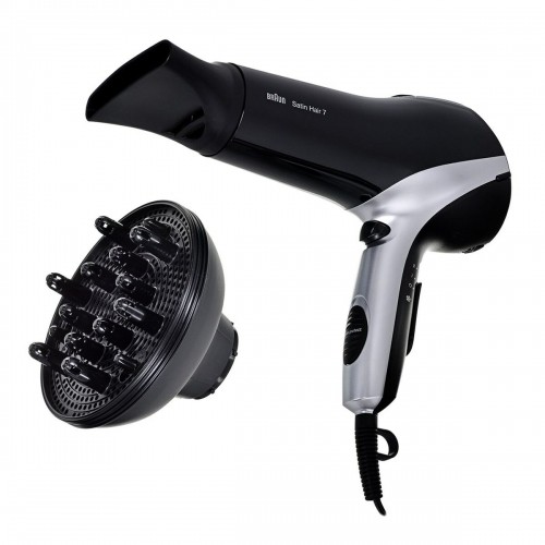 Hairdryer Braun HD730 Black Black/Silver 2200 W image 1