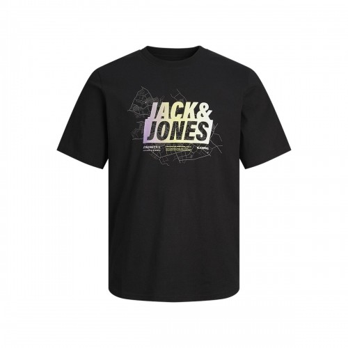 Футболка с коротким рукавом мужская Jack & Jones JCOMAP SUMMER 12257908 Чёрный image 1