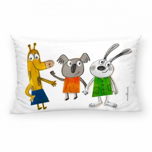 Cushion cover Decolores Amics Multicolour 30 x 50 cm image 1