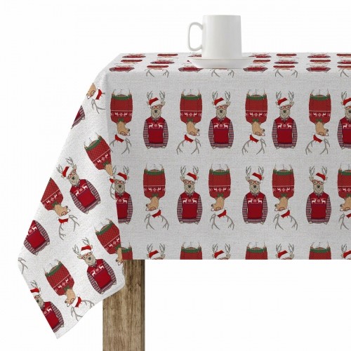 Stain-proof tablecloth Belum Merry Christmas 15 200 x 140 cm Reindeer image 1