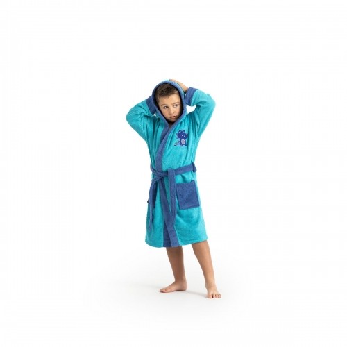 Dressing Gown Paduana 100% cotton Dinosaur image 1