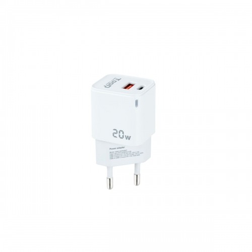 Wall Charger TooQ TQWC-QCPD20WT White 20 W (1 Unit) image 1