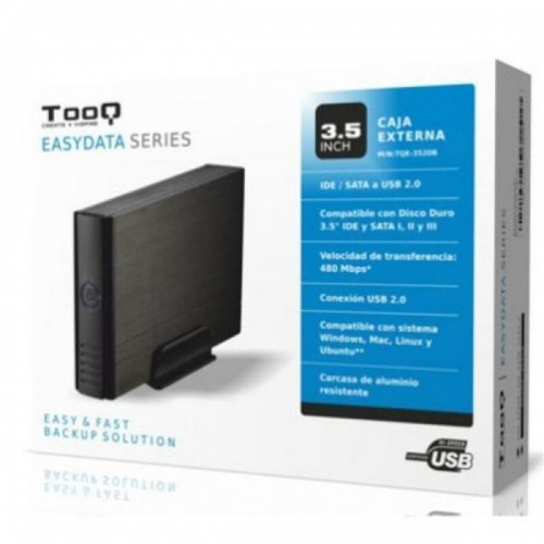 Ārējā kaste TooQ TQE-3520B HD 3.5" IDE / SATA III USB 2.0 image 1
