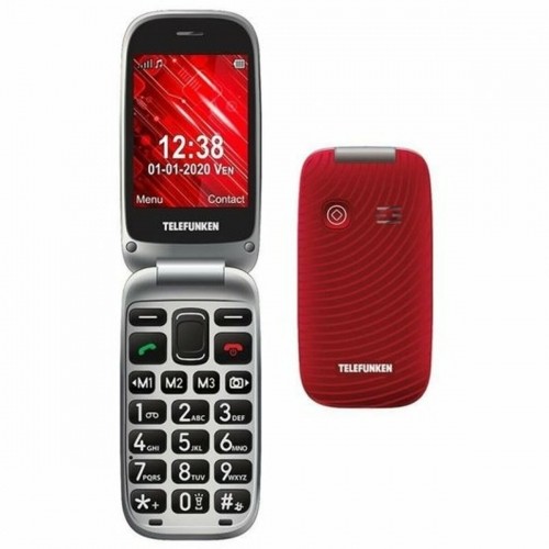 Аккумулятор для мобильного телефона Telefunken TF-GSM-560-CAR-RD 64 GB RAM Красный image 1