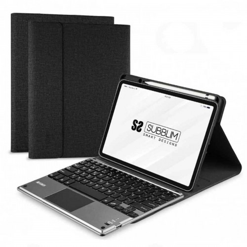 Planšetdatora un Klaviatūras Vāks Subblim SUB-KT4-BTPI50 Spāņu Qwerty Melns Daudzkrāsains iPad Pro 11″ image 1