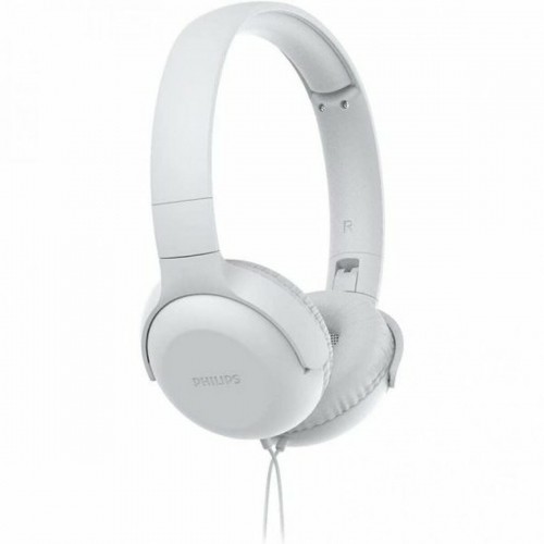 Headphones with Headband Philips TPV UH 201 WT White With cable image 1