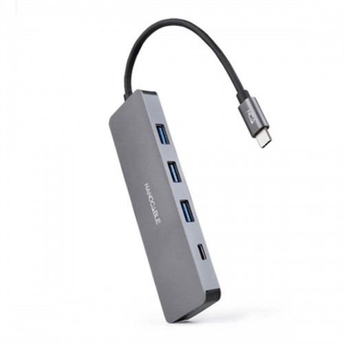 USB-разветвитель NANOCABLE 10.16.4409 Серый image 1