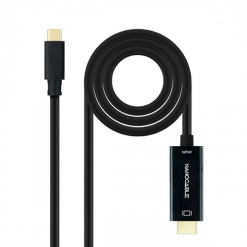 Кабель USB-C — HDMI NANOCABLE 10.15.5132 Чёрный 1,8 m 4K Ultra HD image 1