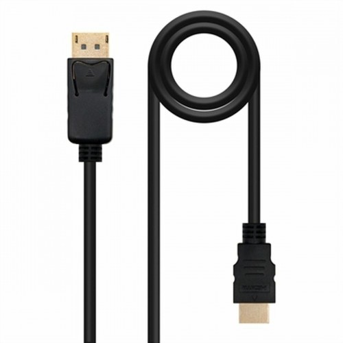 DisplayPort to HDMI Adapter NANOCABLE 10.15.4300 Black 50 cm image 1