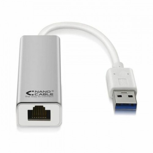 UTP Kategorijas 6 Nelokamo Kabeļu Tīkli NANOCABLE USB 3.0/RJ-45, 0.15m image 1