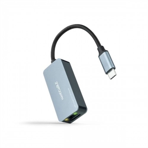 Адаптер USB-C на сеть RJ45 NANOCABLE 10.03.0410 Серый image 1
