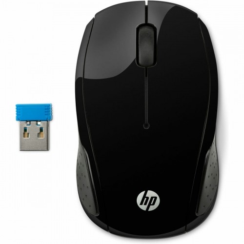 Bezvadu Pele HP Wireless Mouse 200 Melns image 1