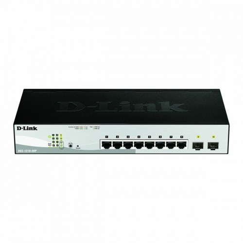 Slēdzis D-Link DGS-1210-08P/E Melns image 1