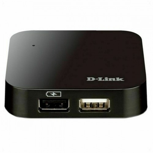 USB-разветвитель D-Link DUB-H4 Чёрный image 1
