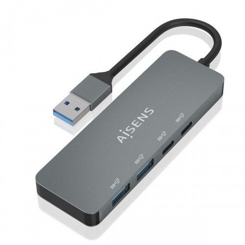 USB-разветвитель Aisens A106-0696 Серый image 1