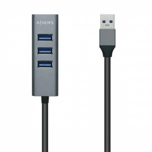 USB Hub Aisens A106-0507 Grey Aluminium (1 Unit) image 1