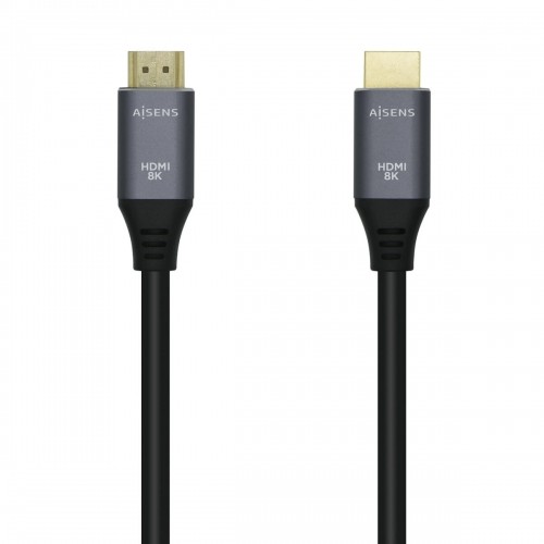 HDMI Kabelis Aisens A150-0428 Melns Melns/Pelēks 2 m image 1