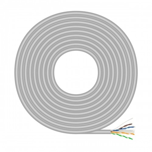 UTP Category 6 Rigid Network Cable Aisens A135-0660 Grey 100 m image 1