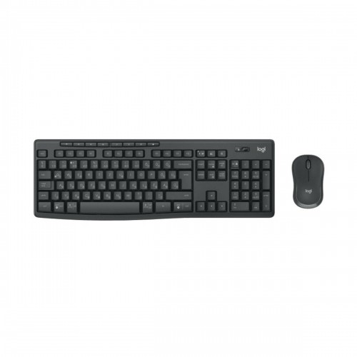 Клавиатура и мышь Logitech MK370 Графитовый Qwerty португальский image 1