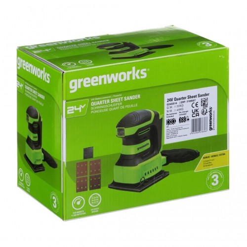 Random orbital sander GREENWORKS G24SS14 - 3100507 image 1