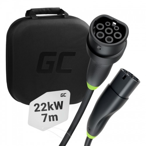 Green Cell EVKABGC02 electric vehicle charging cable Black Type 2 3 7 m image 1