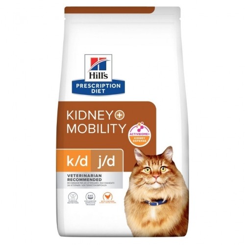 HILL'S PD K/D Kidney + Mobility Chicken - dry cat food - 3kg image 1