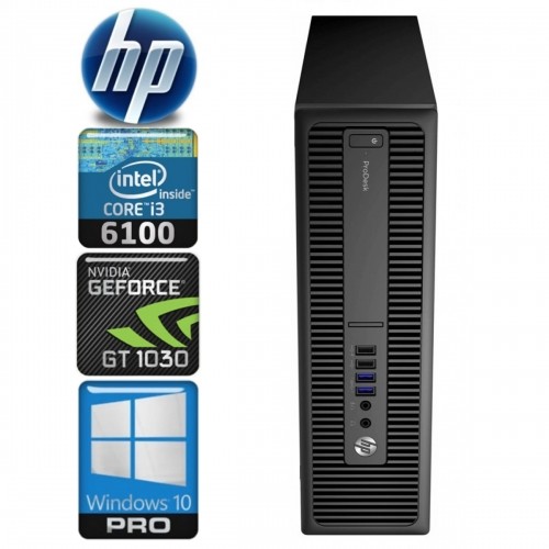 Hewlett-packard HP 600 G2 SFF i3-6100 32GB 256SSD GT1030 2GB WIN10Pro image 1