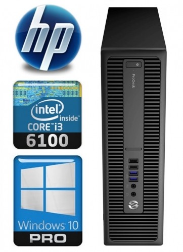 Hewlett-packard HP 600 G2 SFF i3-6100 16GB 128SSD+1TB WIN10Pro image 1