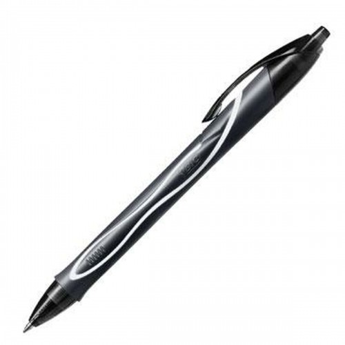 Šķidrās tintes pildspalva Bic Gel-ocity Quick Dry Melns image 1