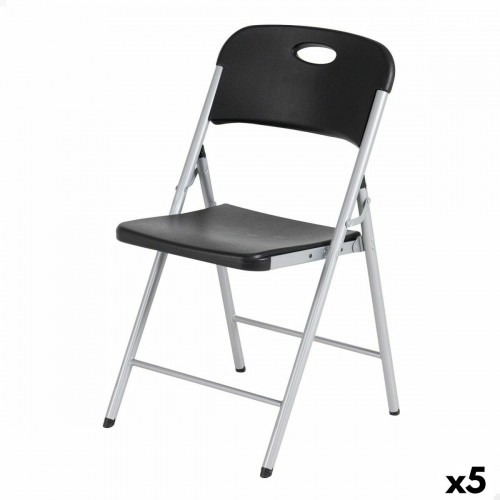 Saliekamais Krēsls Lifetime Melns 50 x 84 x 48,5 cm (5 gb.) image 1