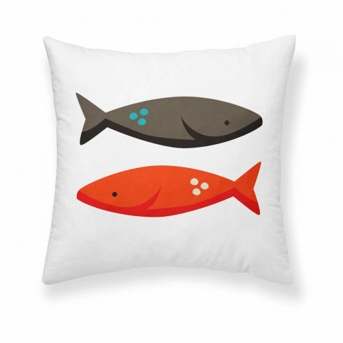 Cushion cover Decolores Peces Rojo Red 50 x 50 cm image 1