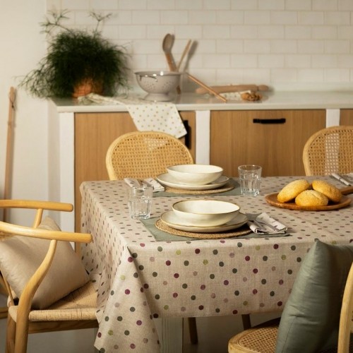 Stain-proof tablecloth Belum Light brown 100 x 80 cm Spots image 1