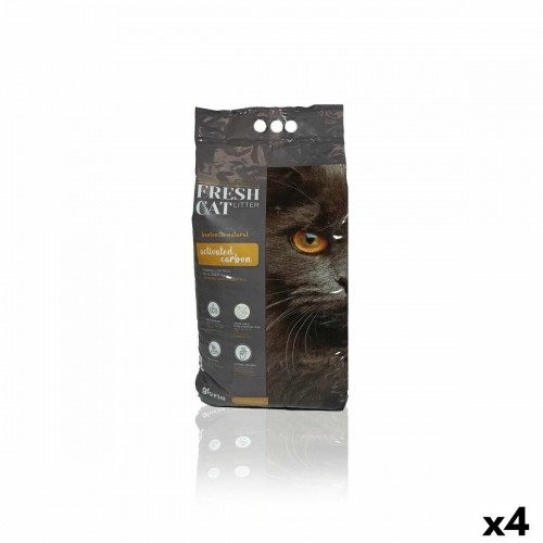 Cat Litter Gloria Premium Active charcoal 5 kg 4 Units image 1