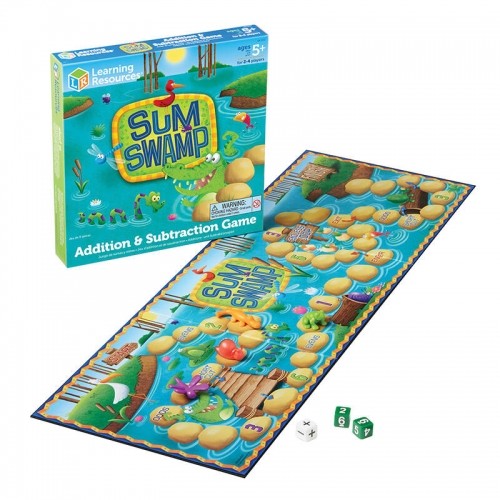 Sum Swamp Addition & Subtraction Game Learning Resources LER 5052 image 1