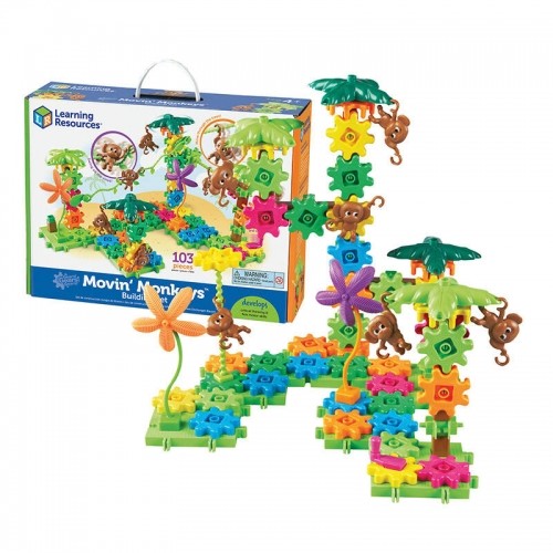 Gears! Movin’ Monkeys Building Set Learning Resources LER 9119 image 1