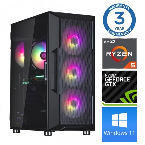 INTOP Ryzen 5 5500 32GB 250SSD M.2 NVME GTX1650 4GB WIN11 image 1