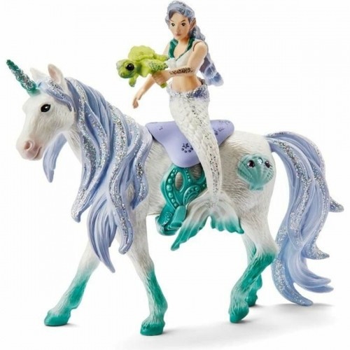 Статуэтки Schleich 42509 Mermaid on sea unicorn Пластик image 1