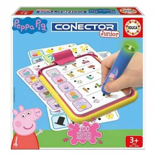 Izglītojošā Spēle Conector Junior Peppa Pig Educa 16230 Daudzkrāsains (1 Daudzums) image 1
