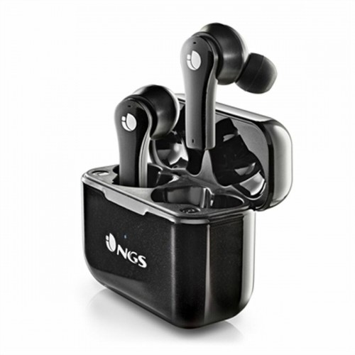 Bluetooth Headphones NGS ARTICA BLOOM White Black Silicone image 1