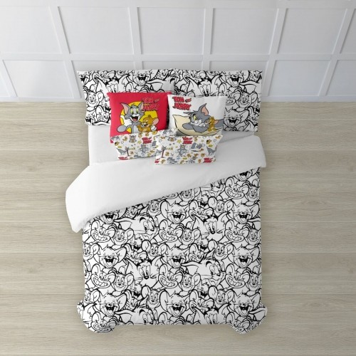 Nordic cover Tom & Jerry Tom & Jerry Black & White 200 x 200 cm image 1