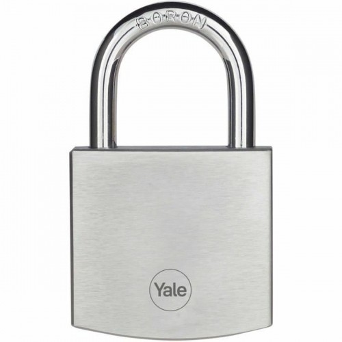 Key padlock Yale Rectangular Silver image 1