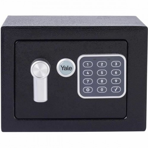 Safe Box with Electronic Lock Yale Black 3,8 L 17 x 23 x 17 cm Stainless steel Steel image 1